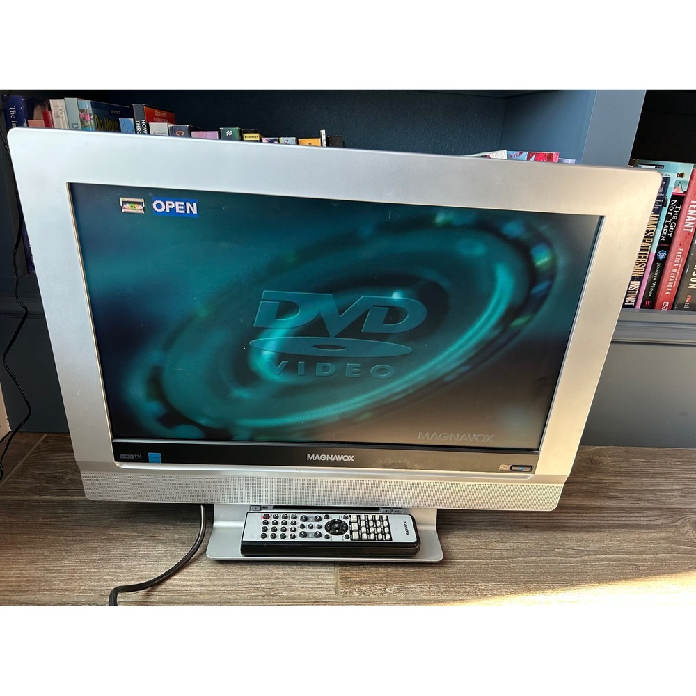 Magnavox‎ 20MF251W 20 inch LCD TV Built In DVD Powers On Remote DVD Not Spinning